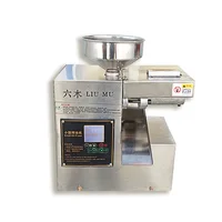 Electric Oil Press Machine Extractor Peanut / Sesame Stainless Steel Screw-type Oil Expeller SG30-1 2