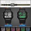 Synoke Shockproof Men's Sport's Watch Fashion 30M Waterproof Swimming Digital Wristwatch Colorfully Led Light Male Alarm Clock 5