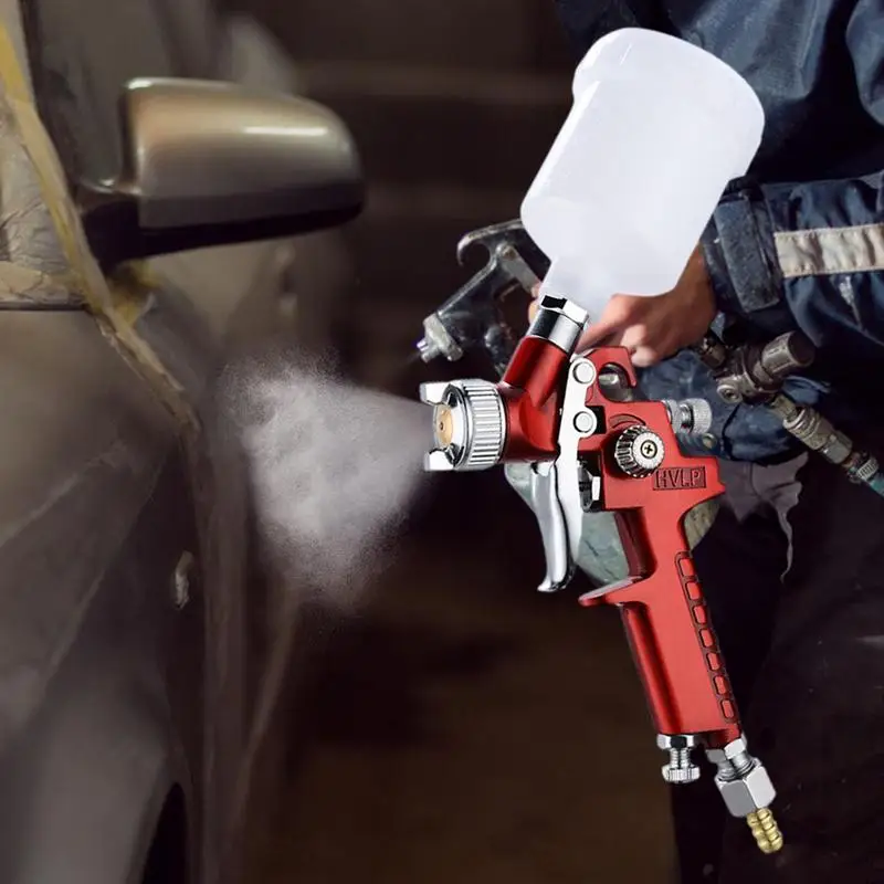 Car Automotive Paint Sprayer WENXING 0.8mm/1.0mm Nozzle H-2000 Professional HVLP Mini Paint Spray Airbrush For Car Painting