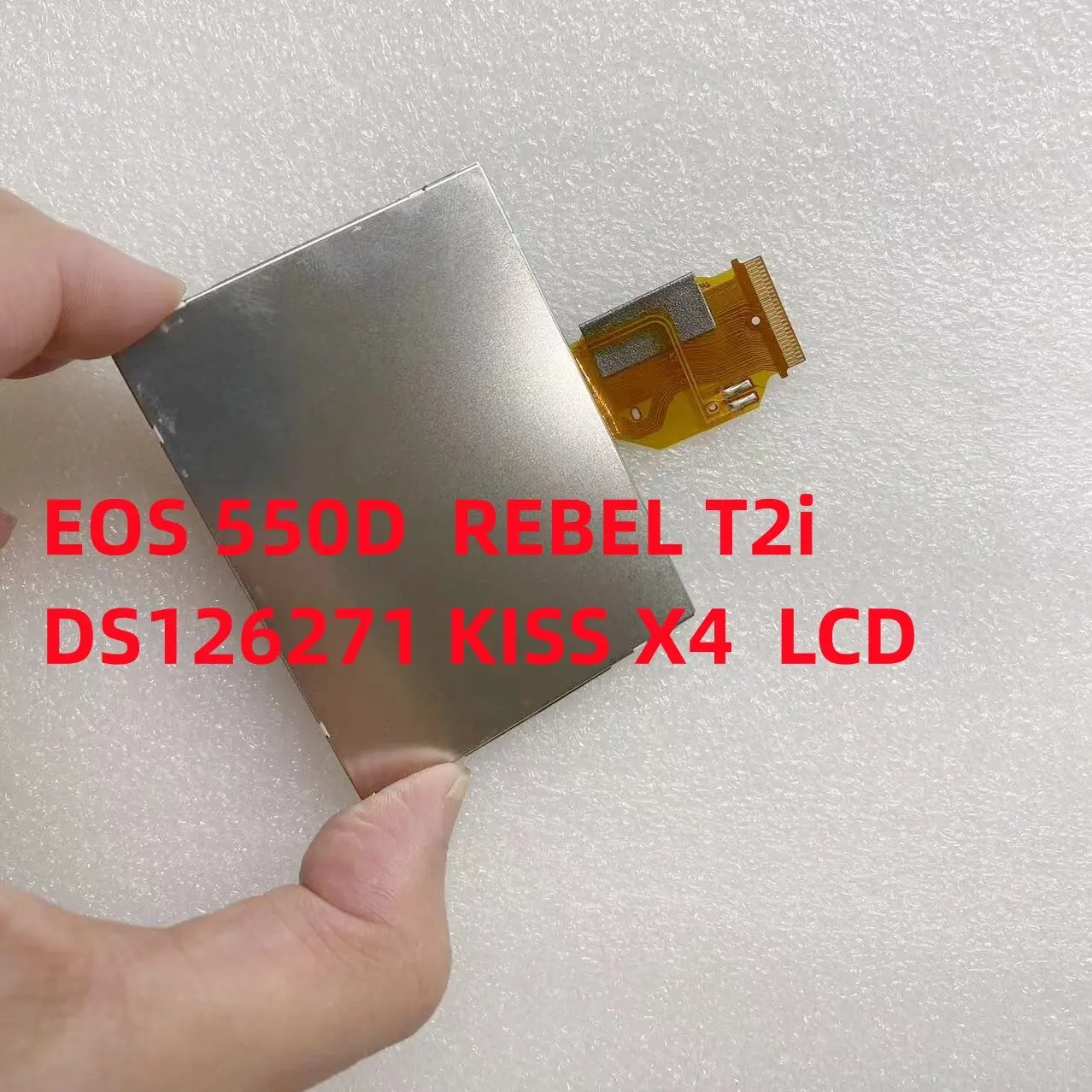 백라이트가 있는 캐논 EOS 550D /REBEL T2i /DS126271 KISS X4 SLR용 새 LCD 디스플레이 화면