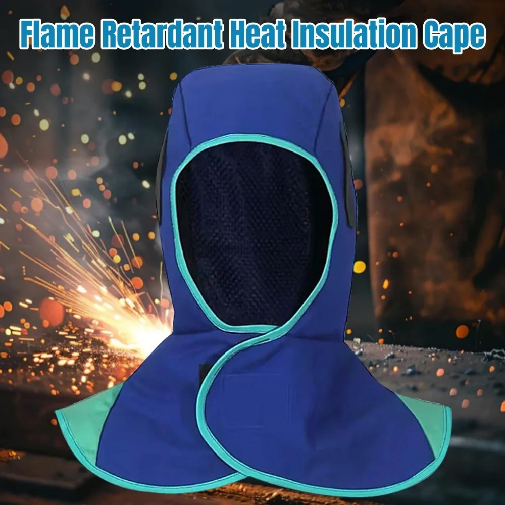 welding hood HotFull protective welding hood for men washable breathable welding neck cover flame-retardant protective cap for welder