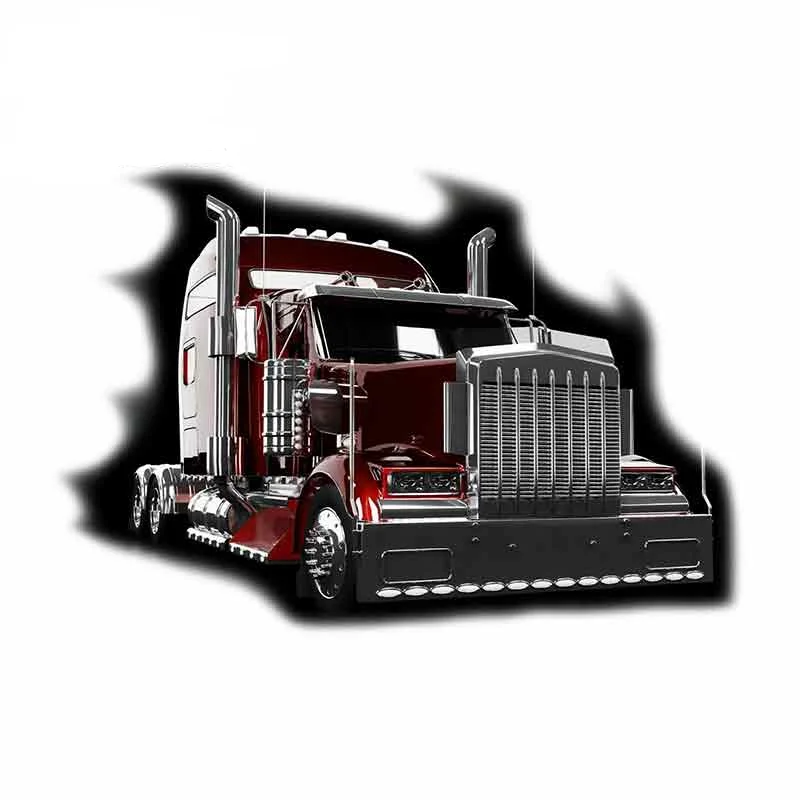 

Kenworth Vintage Flame Fine Stickers Car Accessories 3D Funny Car Sticker Creative Stickers Vinyl Waterproof High Quality