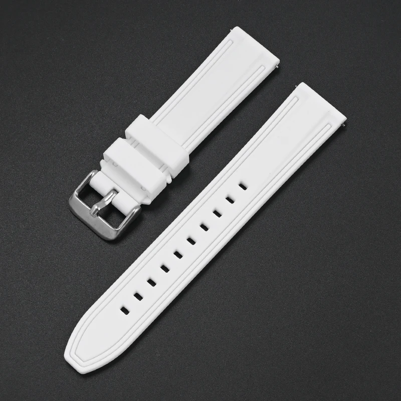Dual-Tone Silicone Sport Strap with Quick Release 20mm