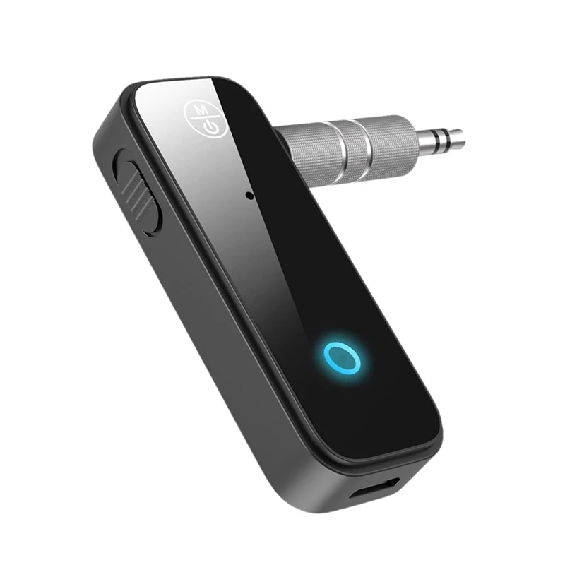 Bluetooth 5.0 Transmitter Receiver 2 in1 Wireless Adapter 3.5mm Jack Audio AUX Adapter For Car Audio Music Aux Handsfree Headset