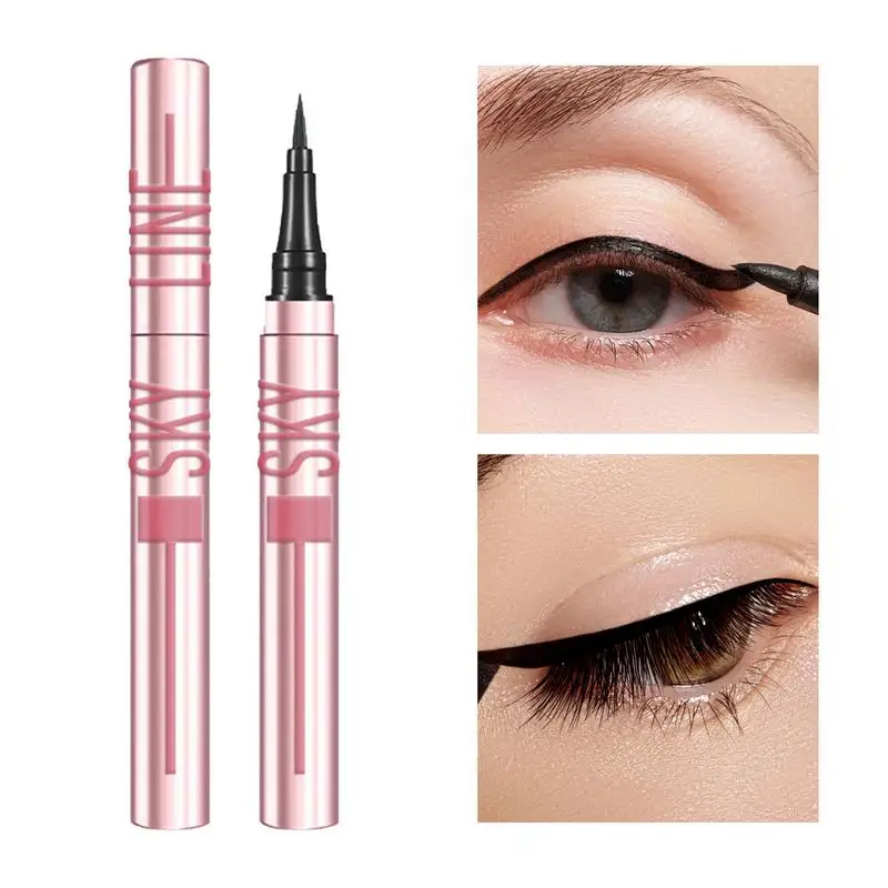 

Black Liquid Eyeliner Waterproof Eyeliner Pencil Long-Lasting Liquid Eye Liner Pen Quick-Dry No Blooming Cosmetics Tool