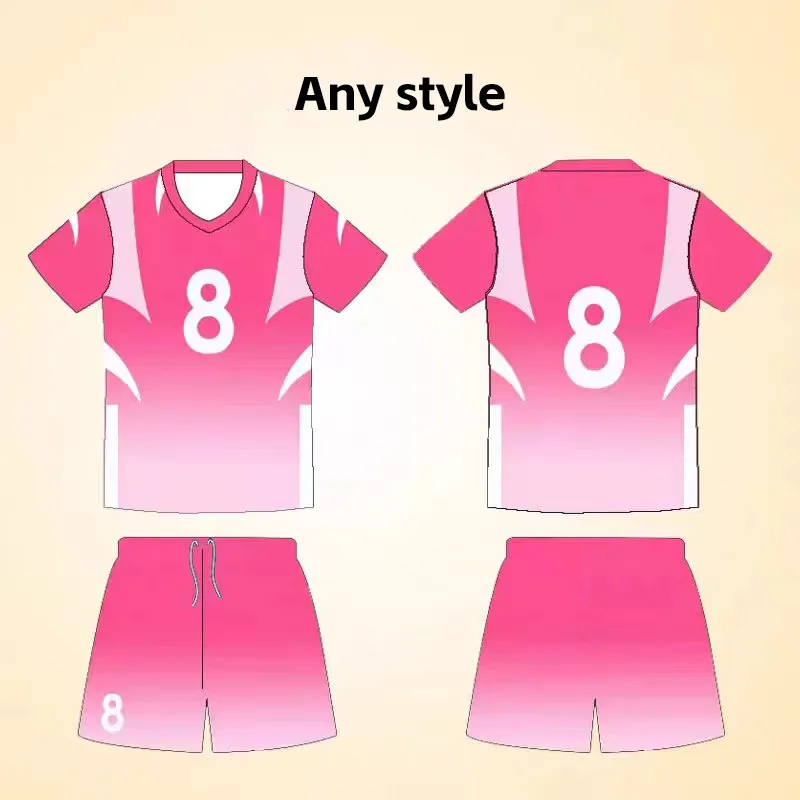 Tuta da pallavolo da donna, divisa da squadra di pallavolo, uniforme da allenamento per pallavolo ad aria a maniche corte ad asciugatura rapida