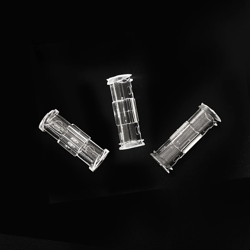 Disposable Transparent Coupler PP Material Female to female Connecting Pneumatic Parts Leak Proof Sterile Luer Syringe Connector