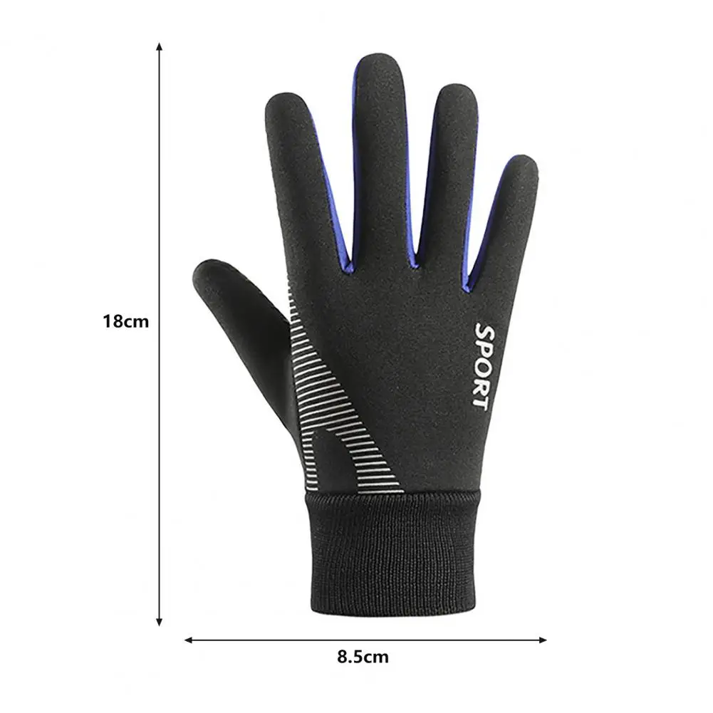 Winter Gloves Kids Winter Warm Water-resistant Touchscreen Sports Gloves with Thick Plush Lining for Cold Weather Cycling Gloves 6