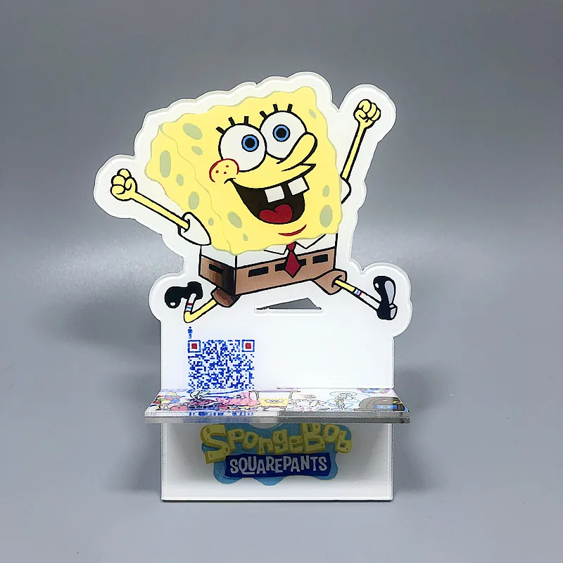 SpongeBob Portable Mini Mobile Phone Holder Patrick Acrylic Phone Holder  Suitable for IPad IPhone Desk Bracket Smartphone Anime - AliExpress