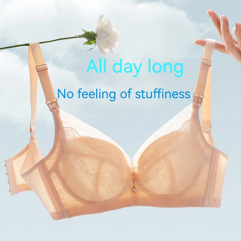Nursing Bra Without Bones Maternity Bras Pregnancy Clothes Prevent Sagging Breastfeeding Women Lactancia Feeding Bras 5