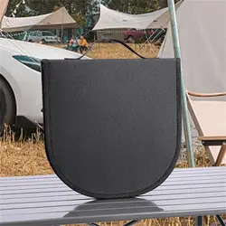 Portable Camping Utensil Organizer Bag for Travel and Outdoor Adventures (Black)