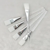 2/5/10pcs Facial Mask Brushes Transparent Crystal Rod Face Applicator Brush for Face Mask Application or DIY Mask  Makeup Tools 2