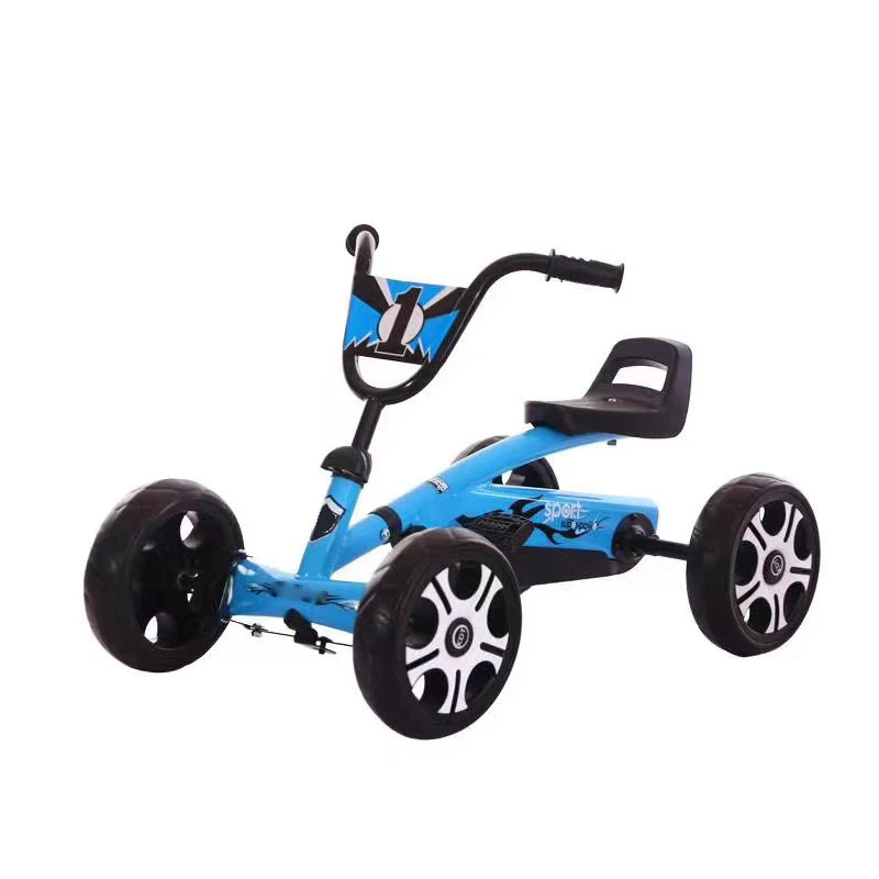 

Foot Pedal Go Kart for 1-7 Years Boys Girls for Kids Children Four Wheel Bicycle Push Bike Gifts Outdoor Ride on Toys Cars