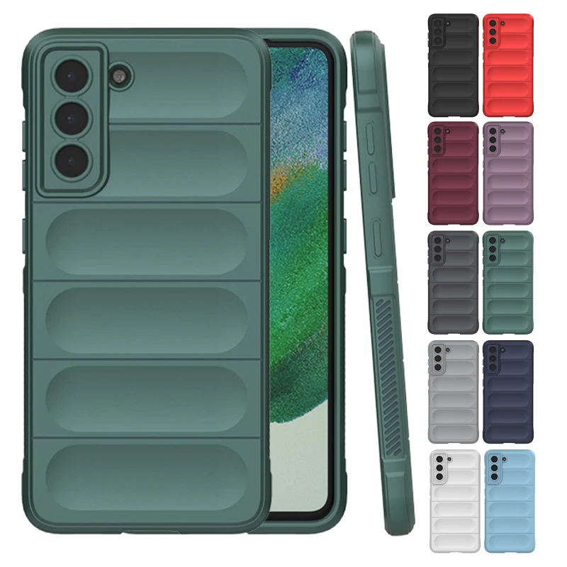 Per Samsung Galaxy S21 Fe Custodia Cover Samsung S21 Fe Capa Nuova Lente Morbida Antiurto In Tpu Protettiva Per Fundas Samsung S21 Fe Cover