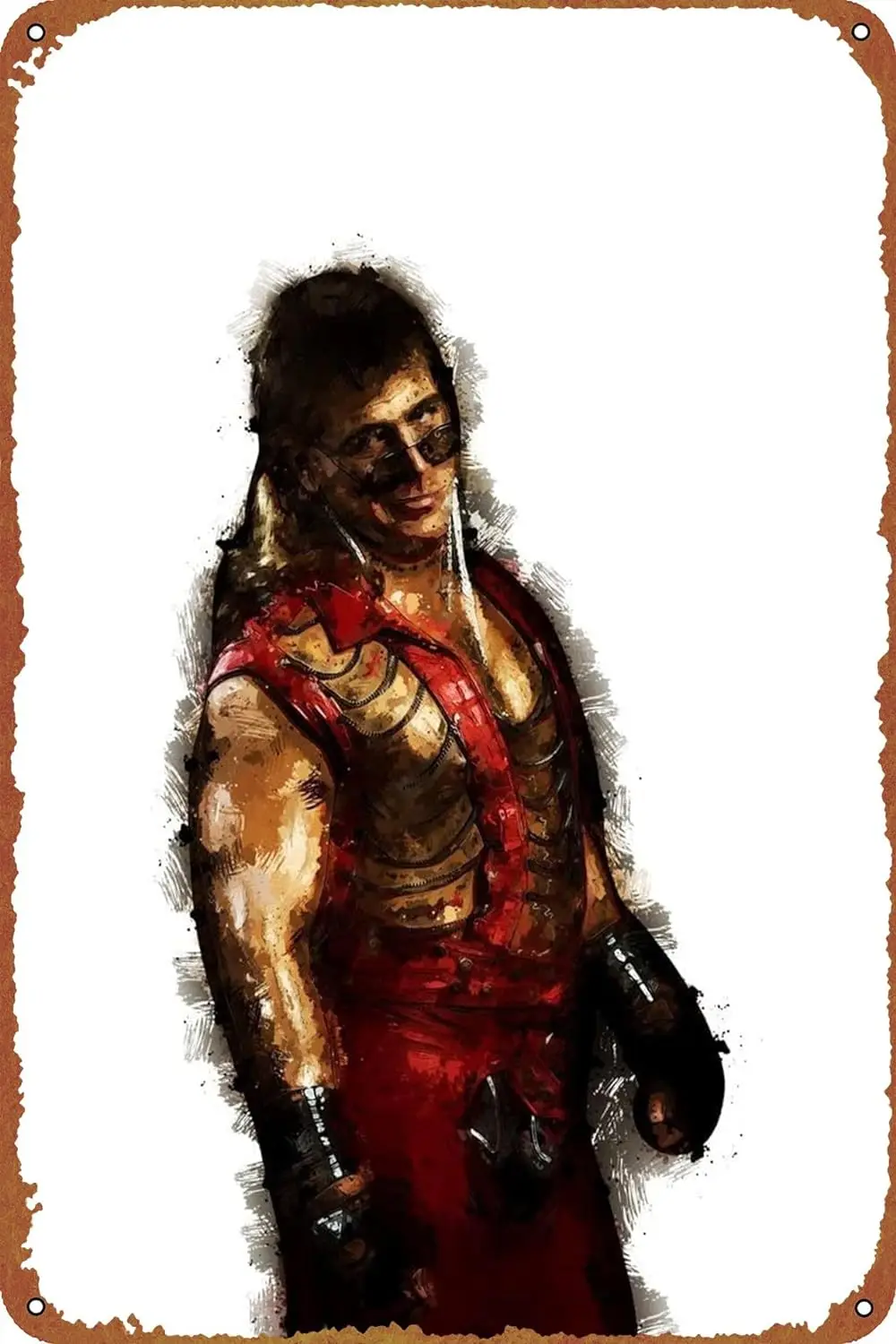 

Винтажный металлический оловянный плакат 8x12 дюймов