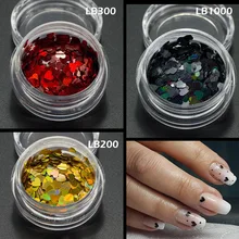 

Red Heart Sequin for Nail Flakes Laser Irridescent Butterfly Valentine Spangles Nail Art Decoration Manicure Accessory Wholesale
