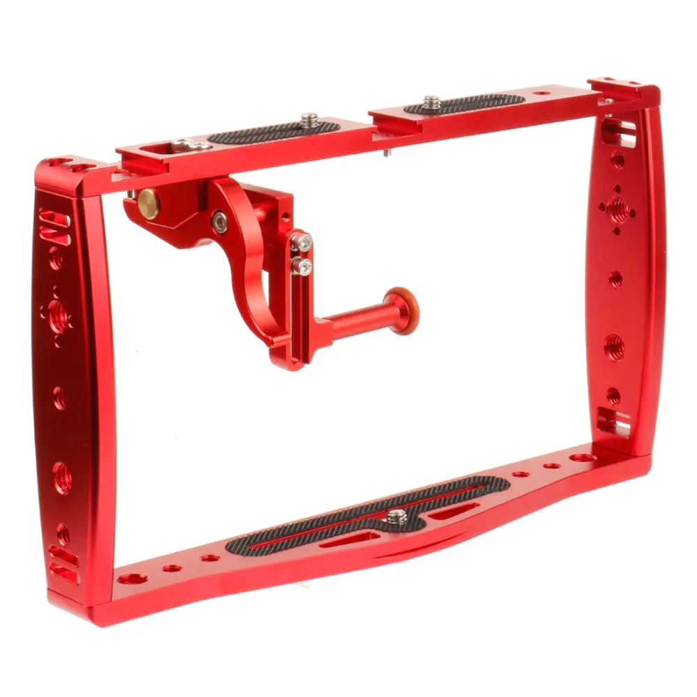 Stabilisator Halterung Selfie Tray Doppel griff Griff Taschenlampe Halterung Unterwasser tauchen für Gopro Held 13 9 8 7 6 Action DSLR-Kamera – Detail 34