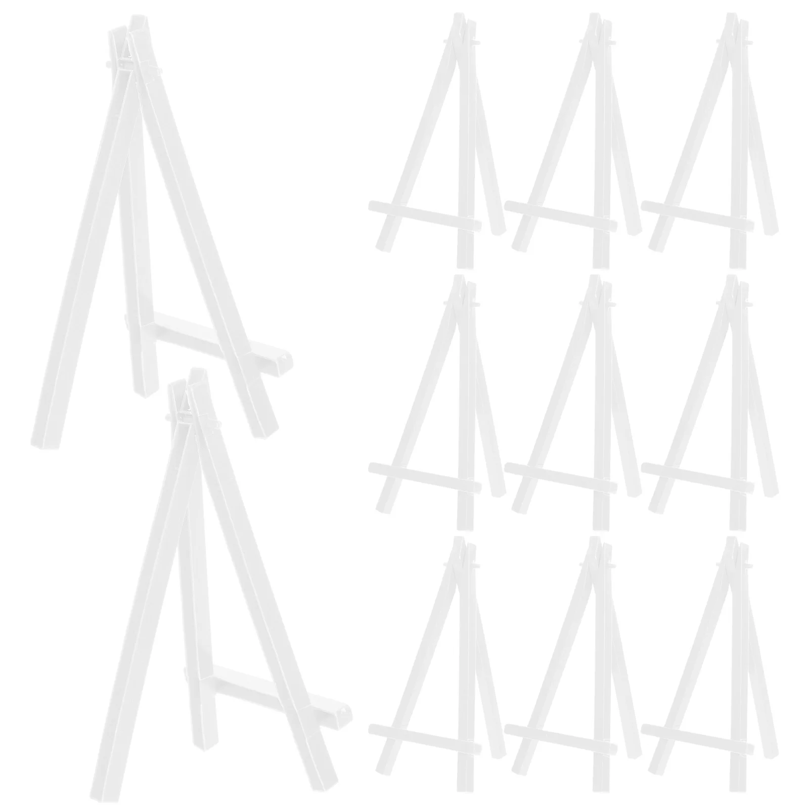 

10 Pcs Easel Desktop Easels for Displaying Pictures Stand Table Tripod Holder Plastic Tabletop Drawing Student Kickstand