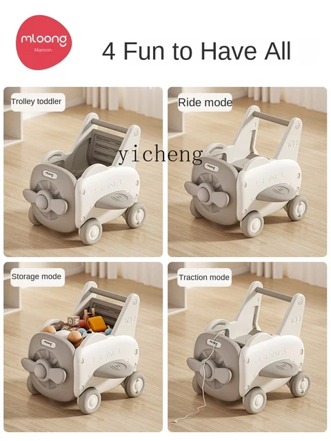 XL Toddler Stroller 6 to 18 Months Baby Toy Hand Push Walker Baby Toddling Walk Artifact 2