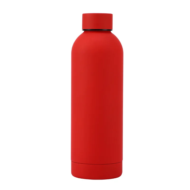 thermal mug thermal water bottle stainless steel water bottle stainless steel thermos bottle water bottle stainless steel cup stainless steel thermos cup 500ml Stainless Steel Small Mouth Bottle Outdoor Sports Car Portable Thermos Cup Cold Water Bottle