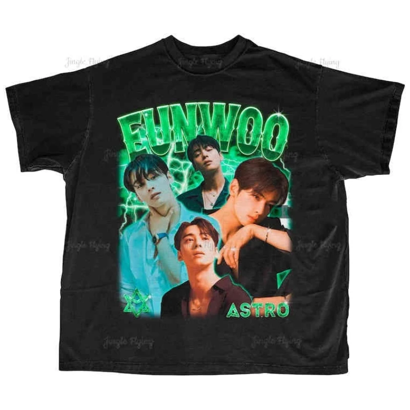 Astro Eunwoo Retro 90s T-Shirt Kpop Merch Gift For Her Or Him