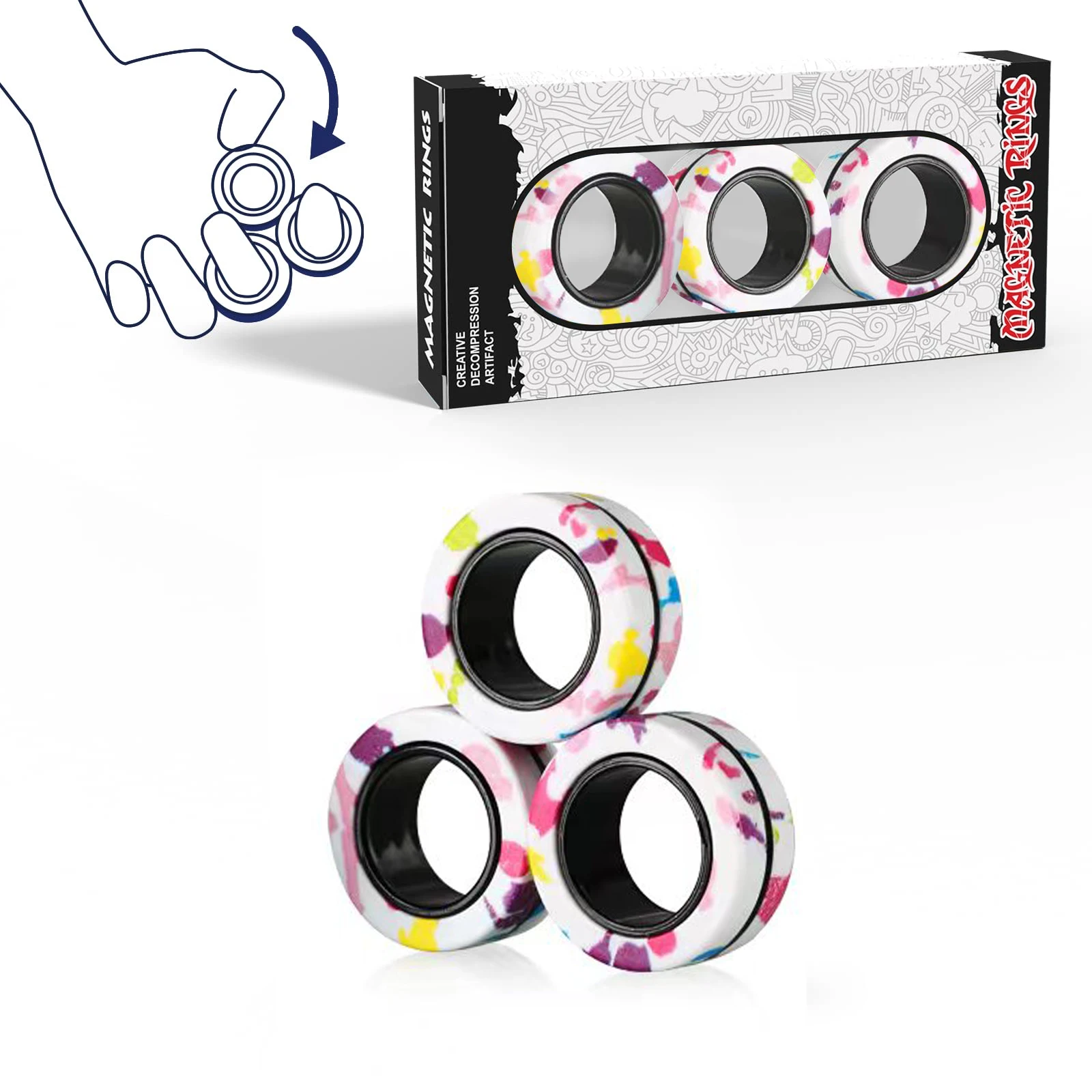 New Arrival Anti Stress Finger Spinner Toys Device Magnetic Bracelet Ring  Rotating Fidget Magnetic Ring Toy - China Toys and Fidget Toys price |  Made-in-China.com