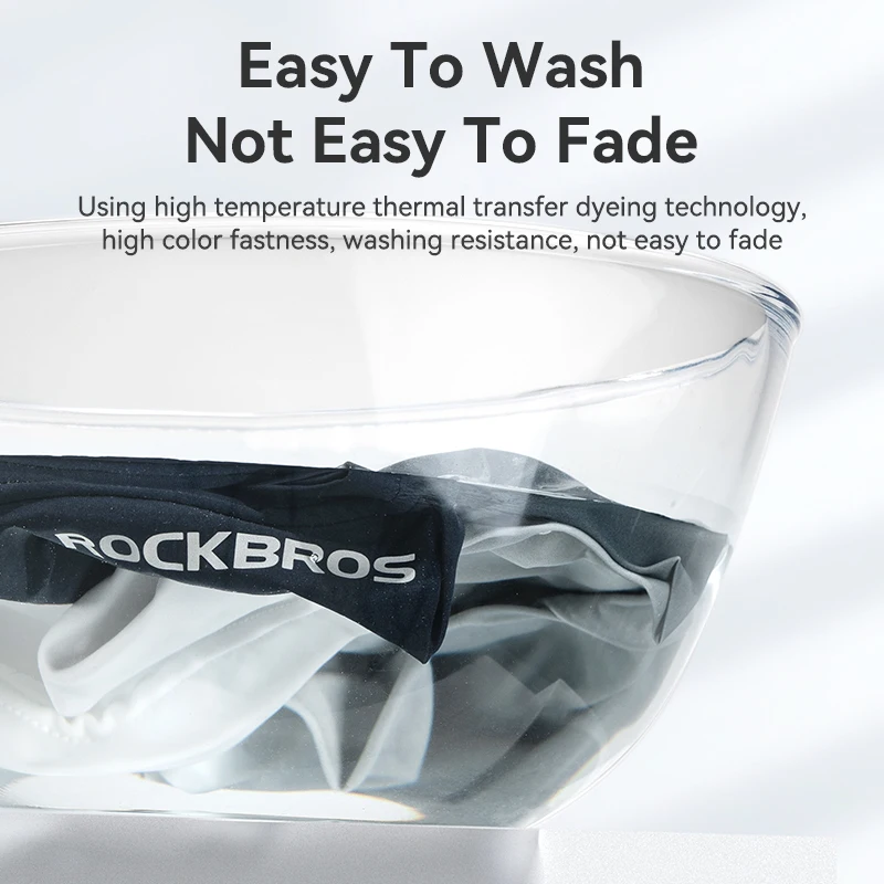 ROCKBROS Summer Face Scarf Neck UV Protection Bike Mask Ice Silk Cycling Headwear Cycling Mask Outdoor Sports Breathable Bandana Bandana Scarf Hiking Scarves Sun Protection Mask Bandana Neck Warmer Hiking Scarf Sun Protection Scarf