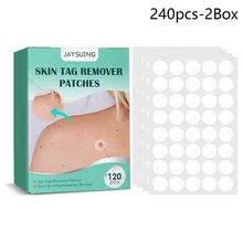  120-480pcs Skin Tag Remover Patch Wart Treatment Stickers Absorb Plaster Hydrocolloid Gel Anti-infection Invisible Skin Care 