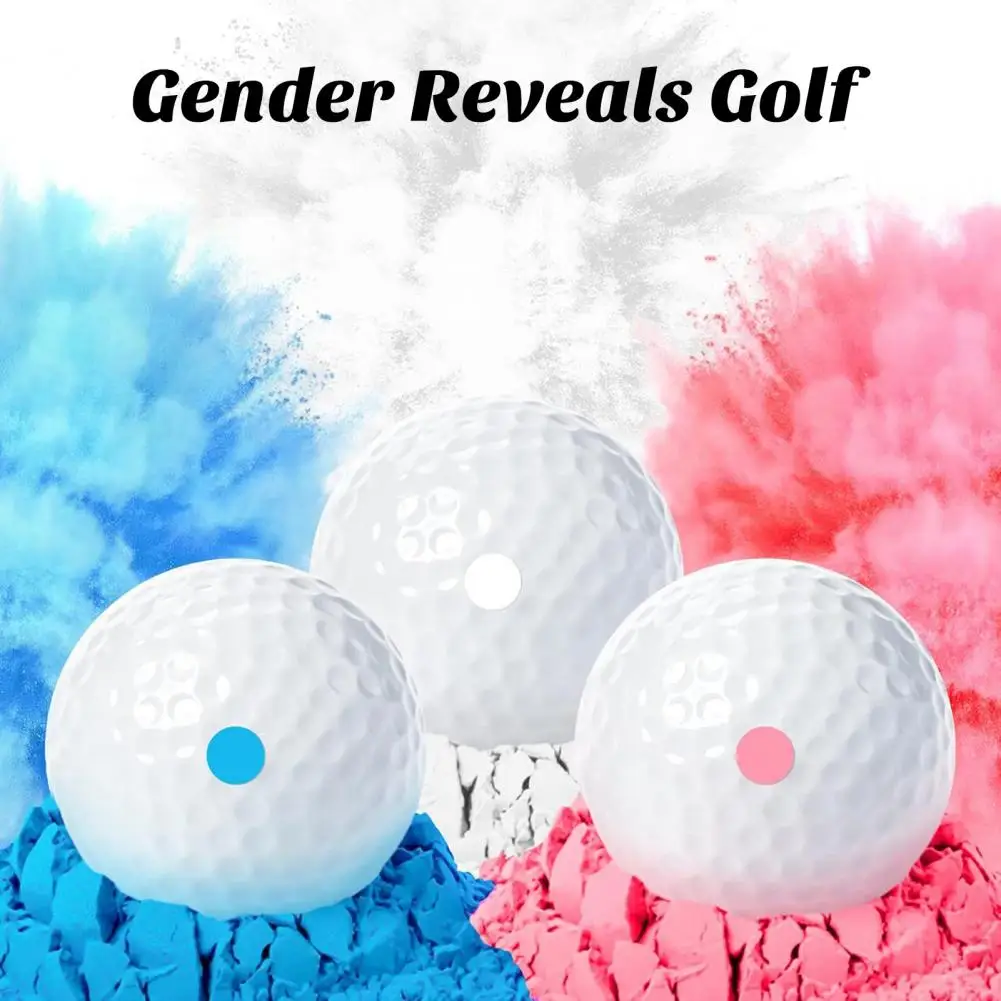 Večírek themed rod odhalit dekorace rod odhalit golf bál sada s pudr exploze večírek themed oznámení pro golf