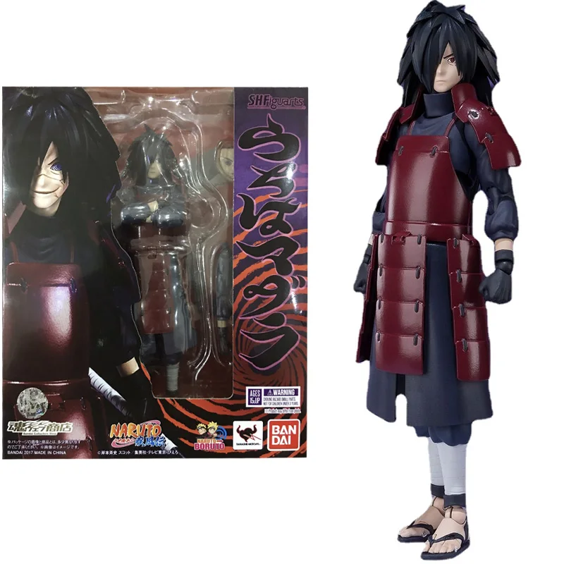 

In Stock Original Bandai S.H.Figuarts SHF Uchiha Madara NARUTO Shippuden 15.5CM Model Collection Action Figure Toys Gifts