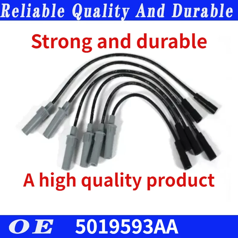6X Spark Plug Wires for Dodge Grand Caravan 3.3L/ 3.8L Chrysler 3.8L 5019593AA