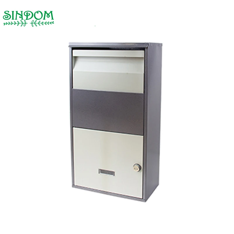 Practical Large Packages Mailbox Outdoor Letter Parcel Mail Drop Box with Lock