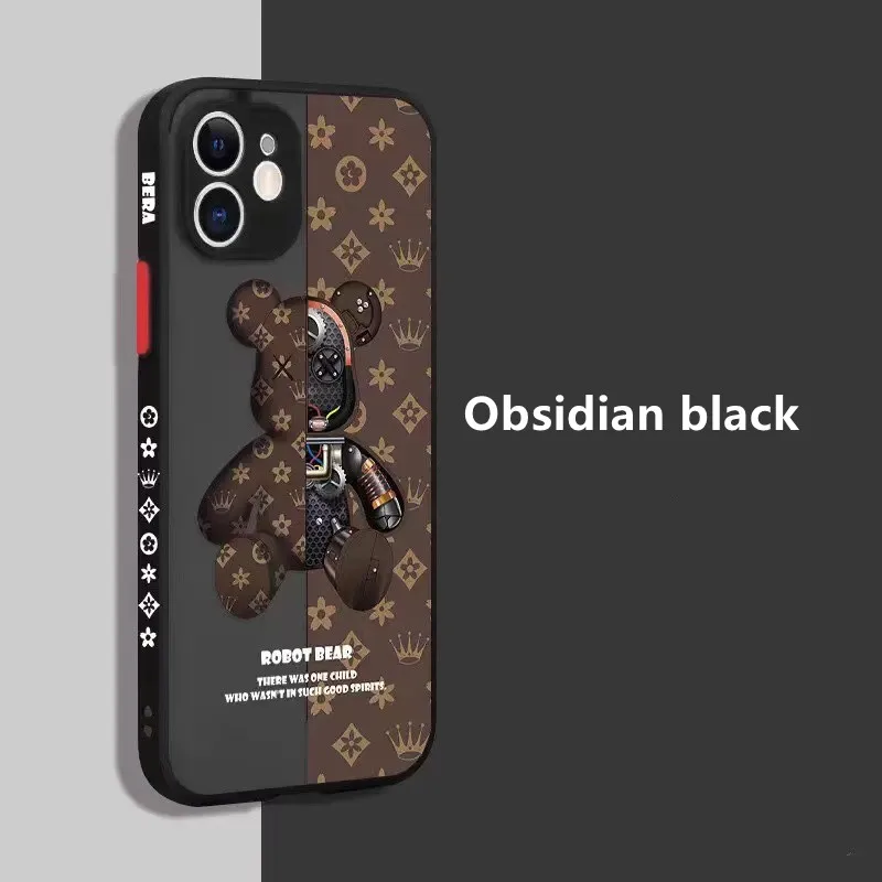 thumbnail image 1 of Funda de oso mecánico para iPhone, carcasa compatible con modelos 12, 13, 14 Pro Max, 14 Plus, 11, 12, 13 Pro Max, Mini, 1 of 5