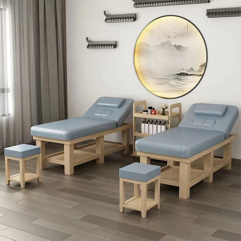 

Spa beauty bed portable wholesale salon furniture leather spa massage bed