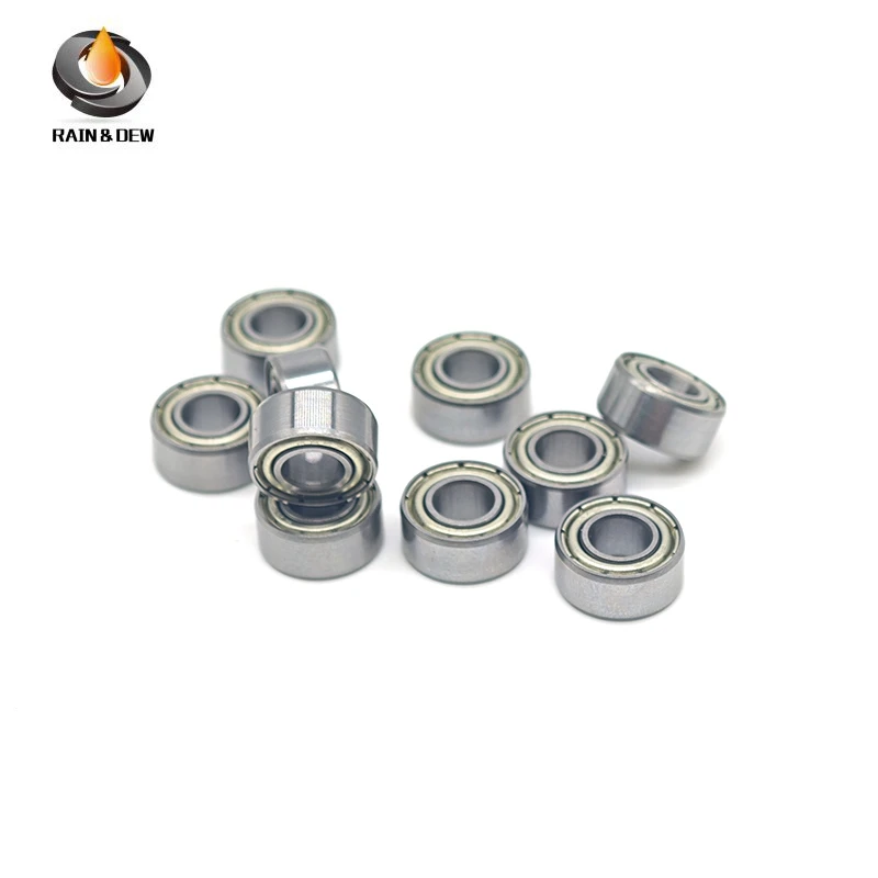 Vue d'ensemble du lot de 10 roulements 682ZZ 2x5x2.3mm, idéals pour réparation de drone.