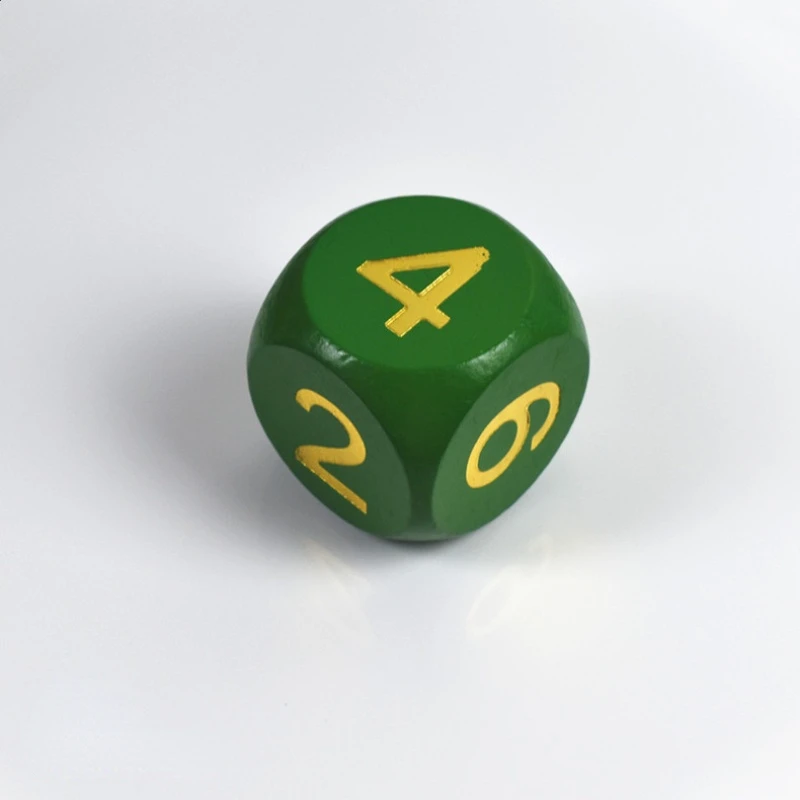 3Cm Solid Wood Numbers Large Wooden Dice Children's Cognitive Aid Game Props Dice 10Pcs/set game dice,dice set