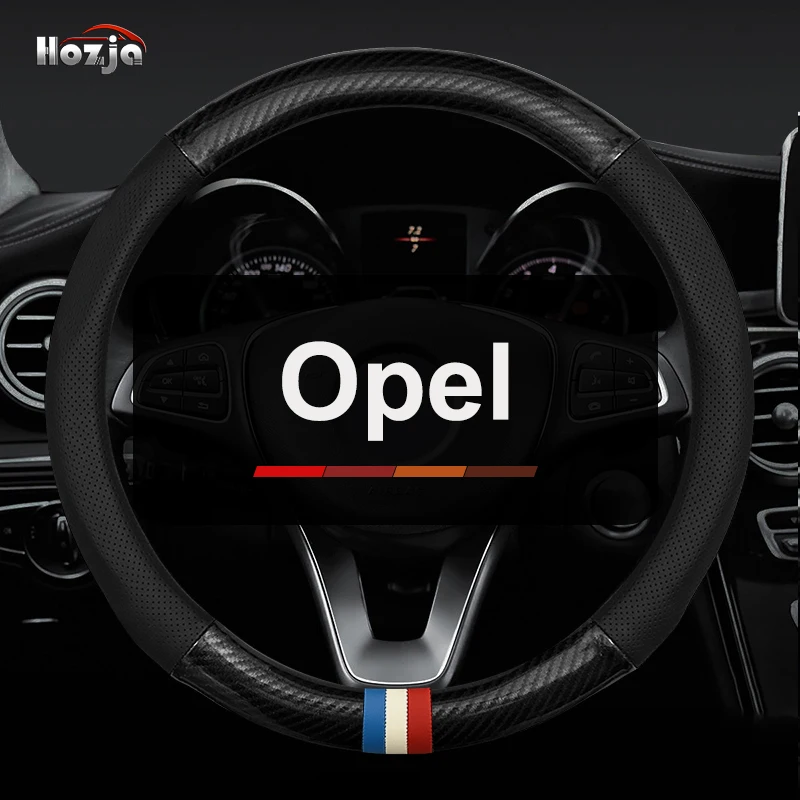 Funda De Cuero Bicolor Para Volante De Coche, Accesorio Para Opel Movano Vivaro Zafira Combo A B C D E 1999-2016 2017 2018 2019 2020