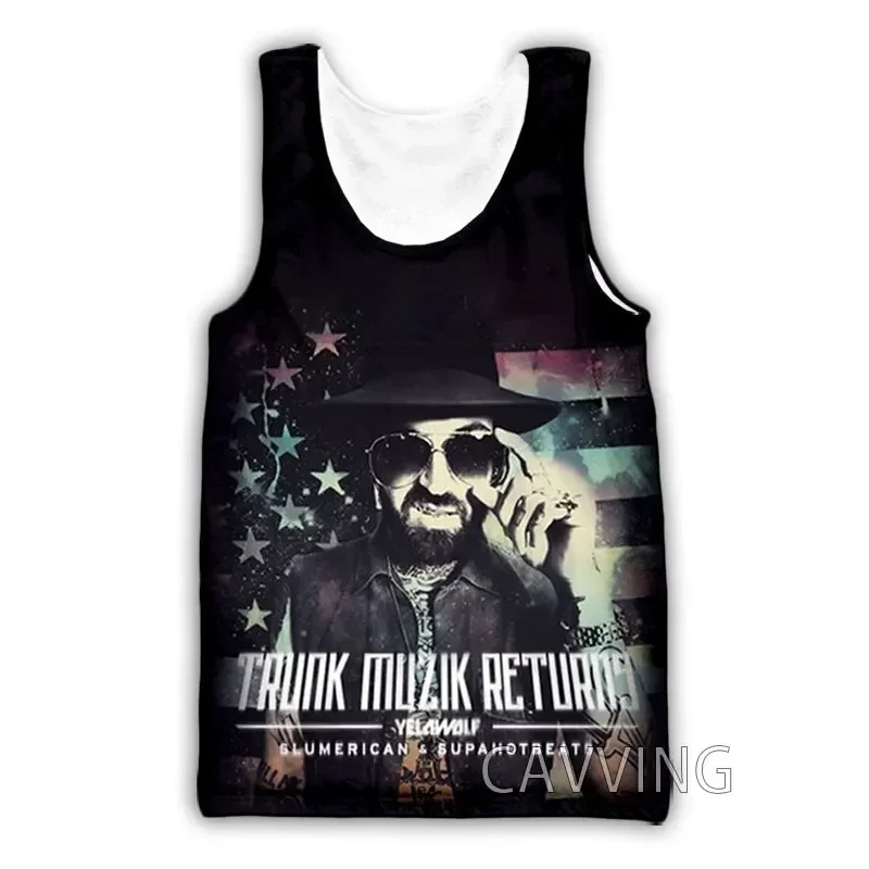 Лидер продаж, Майки CAVVING с 3D-принтом рапера Yelawolf, жилет в стиле Харадзюку, летняя майка, рубашки, уличная одежда для мужчин и женщин