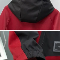 Extra grande taille 13XL hommes à capuche à capuche demi-fermeture éclair Winderbreaker mâle Cargo veste surdimensionné grand 5xl 6xl 7xl 8xl 10XL manteau 6