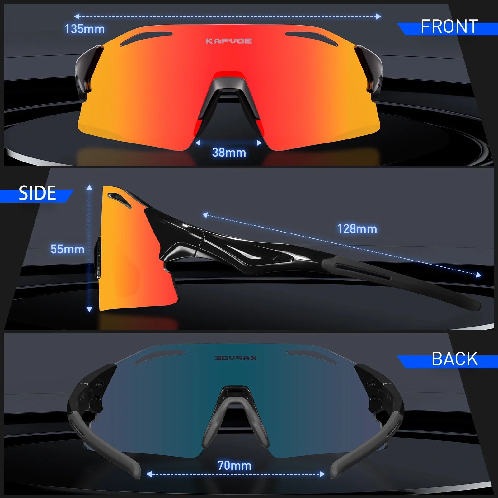 Cycling Sunglasses Cycling Glasses Sun Glasses Bicycle Glasses Sports Glasses Sport Sunglasses Outdoor Men Women Cycling Glasses UV400 MTB Bike Fishing