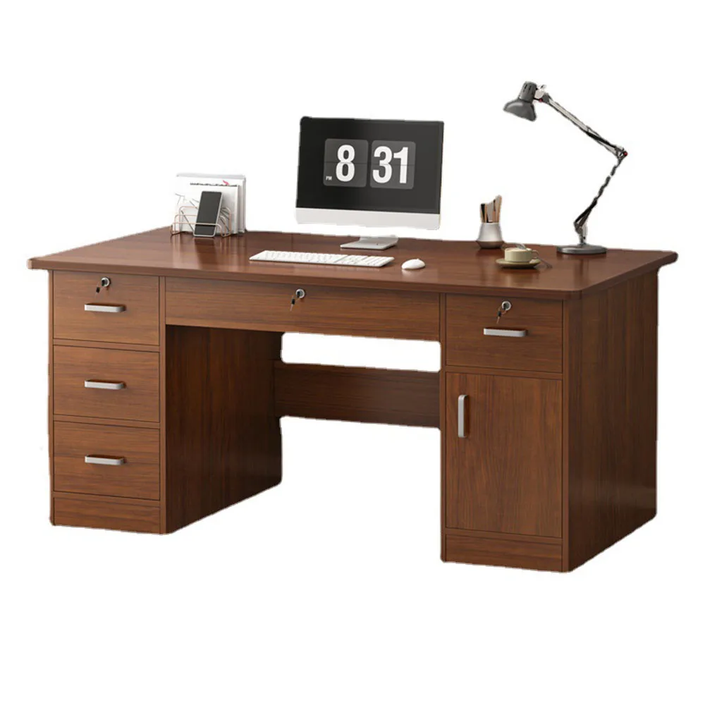 Combination Desktop Modern Desk Modern Simple Tables Office Minimalist Drawer Tables And ChairsComputer Belt Household Furniture