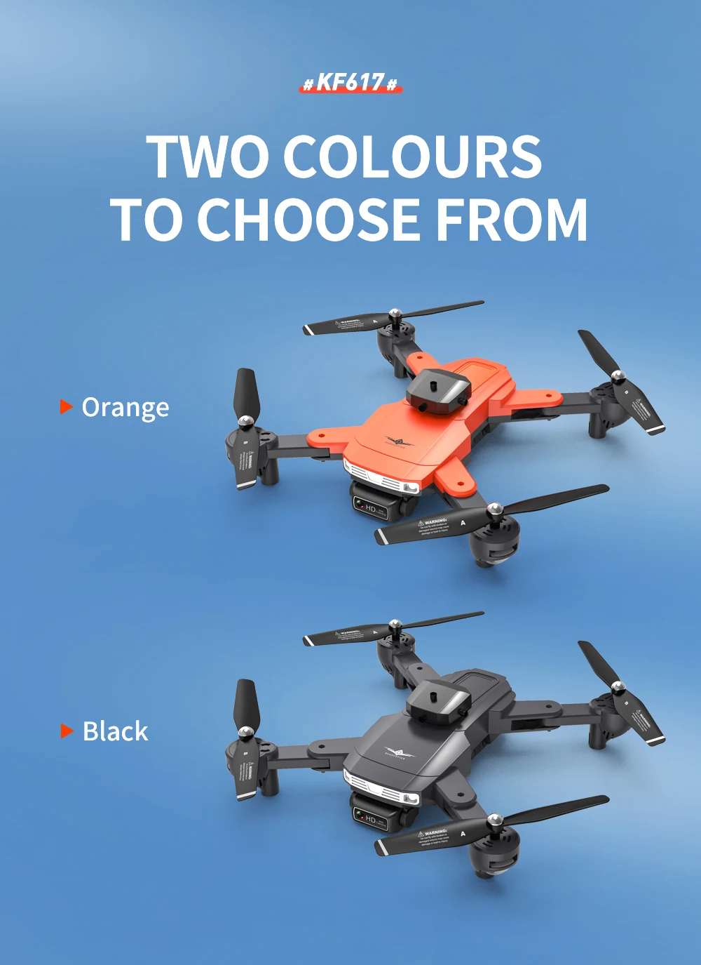 KF617 Drone, #kf617 # two colours to choose from orange