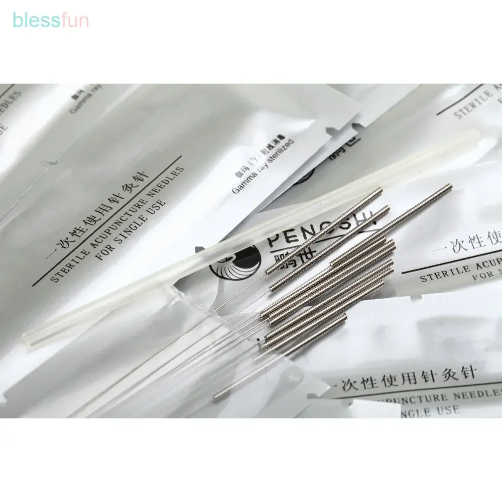 500Pcs/Box Acupuncture Needles Single Use Sterile Guiding Tubes Beauty Acupressure Disposable disposable acupuncture needle
