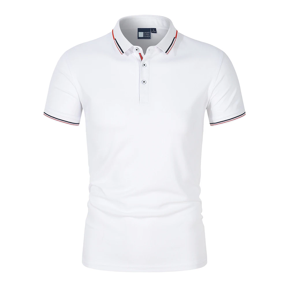 

New Men Summer Short Sleeve Lapel T-Shirts Buttons Lapel Slim Jogging Sports Wear Solid Color T Shirt For Man Clothing