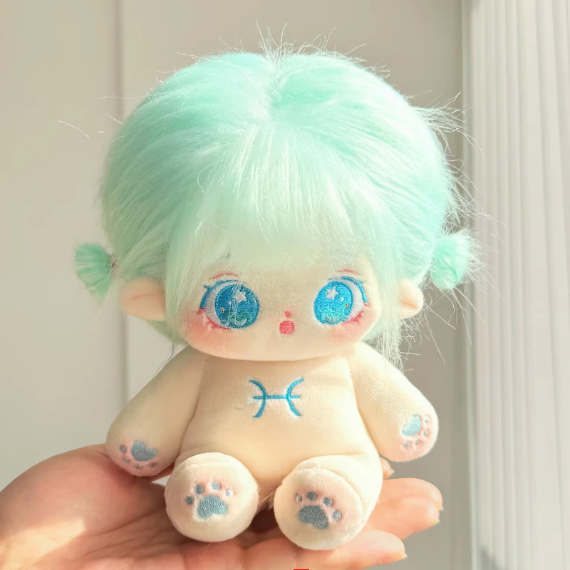 20cm Kawaii Star Figure Idol Signs Of The Zodiac Anime Constellation Doll Stuffed Plush Cotton Doll Can Change Clothes Kids Gift 5