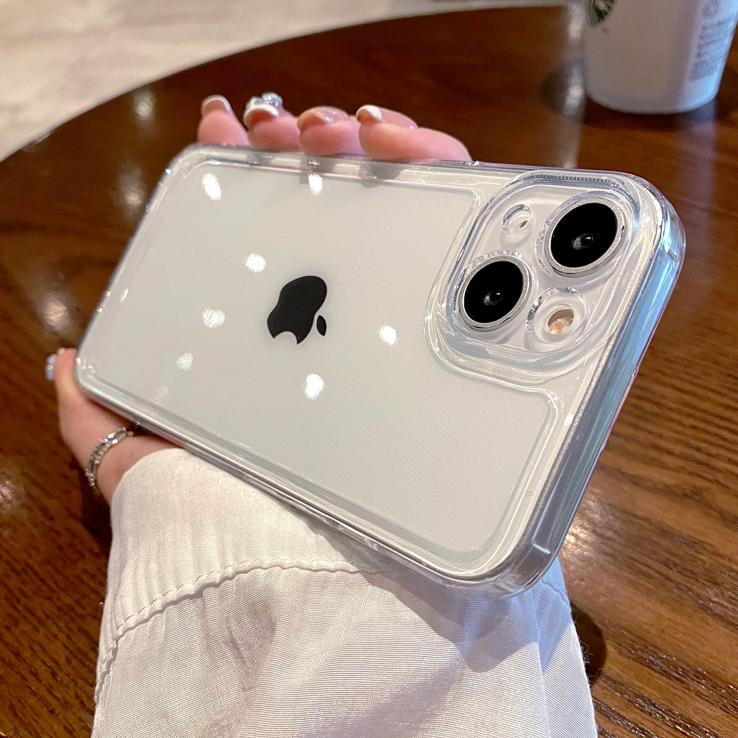 オーロラホログラフィックハートケース iphone 13 11 12 プロ