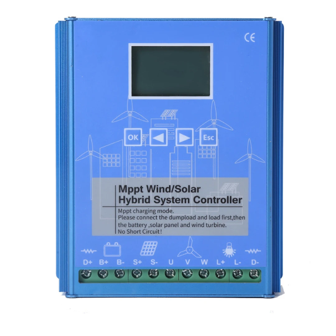 MPPT Wind-solar Complementary Controller 12V 24V 48V 1000W 2000W Micro Wind Boos