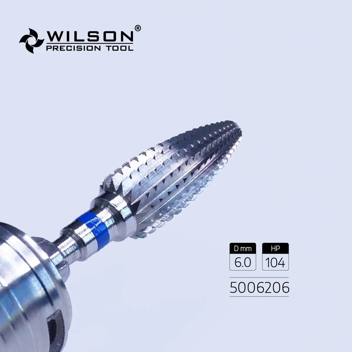 

Left Handed Person Use 5006206 -ISO 275 178 060 Tungsten Carbide Burs For Trimming Acrylic