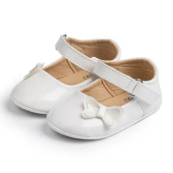 Adorable Baby Girl Mary Jane Shoes with Soft Soles and Bow Detail for Newborns and Toddlers - Casual Walking Flats 3