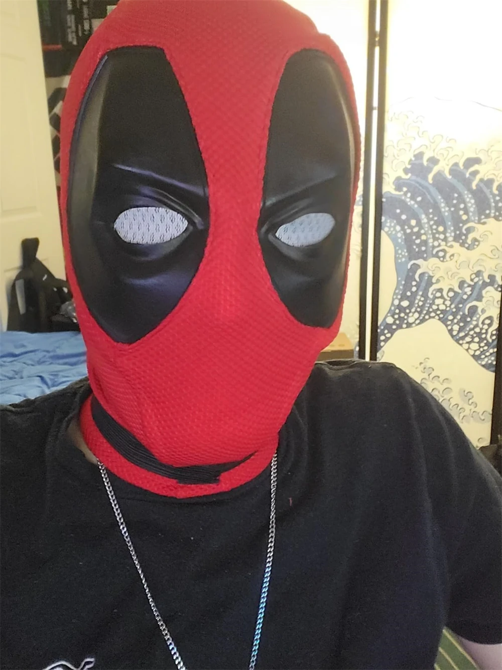 Cosplay Mask Wade Superhero Red Hood Masks Deluxe Fabric Fancy Dress Party Props Halloween Dead Pool Costume Accessory